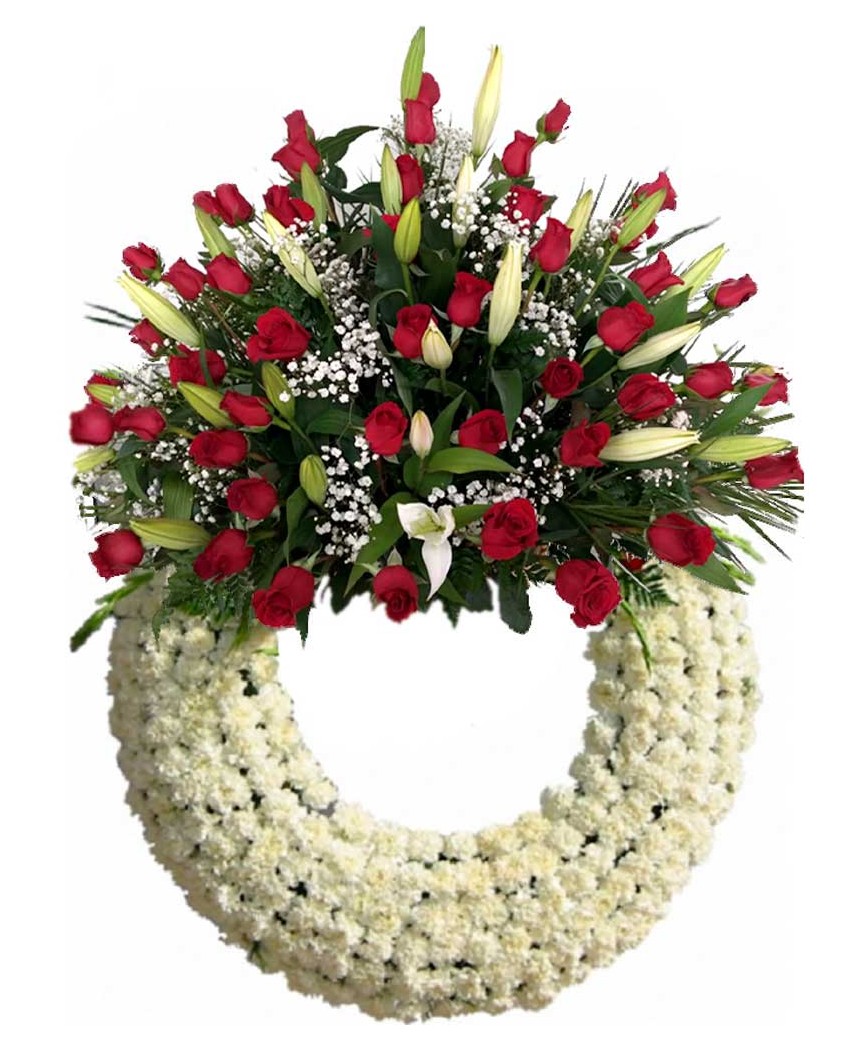 Corona de Rosas combinada