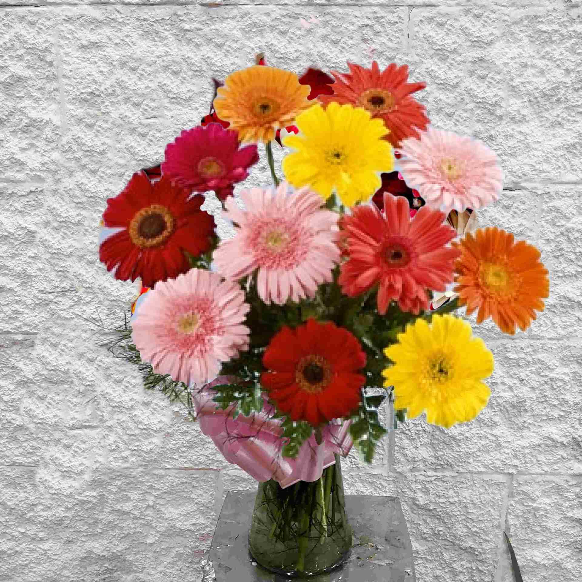 Florero con Gerberas