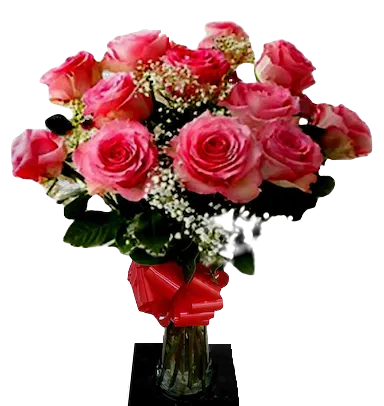 Florero con Rosas