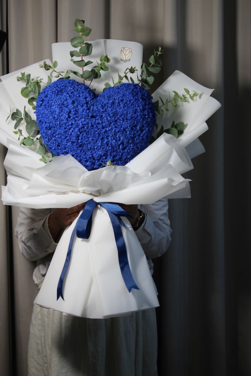 color azul.