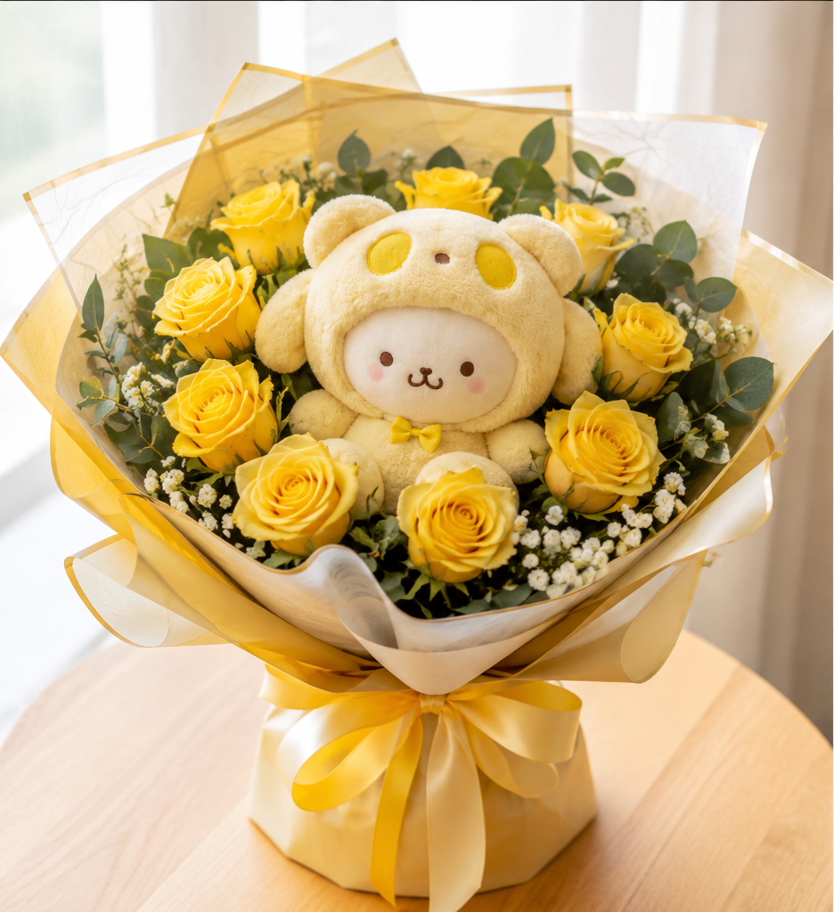 Ramo Rosas Melody Pompompurin