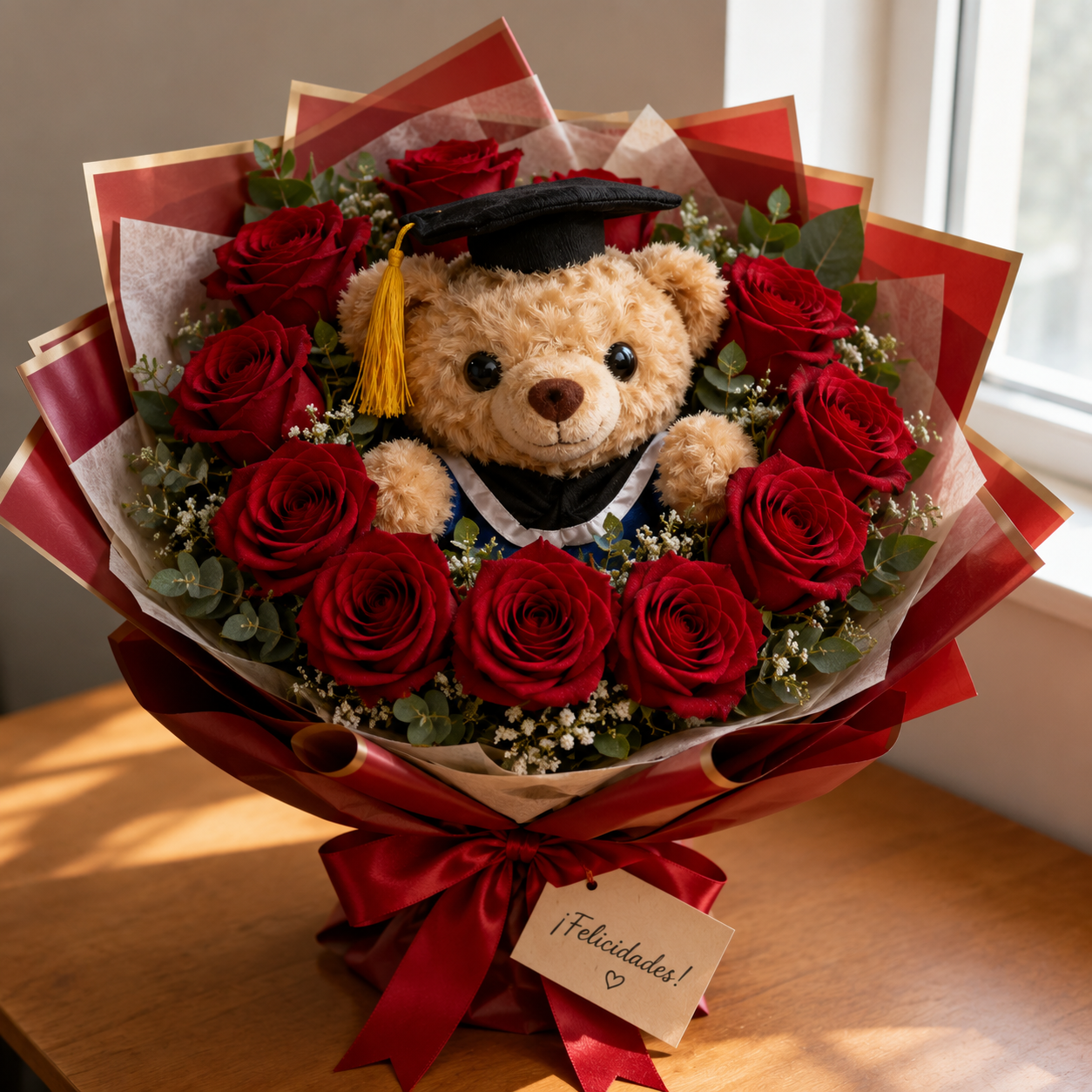 Ramo de Graduacion con rosas