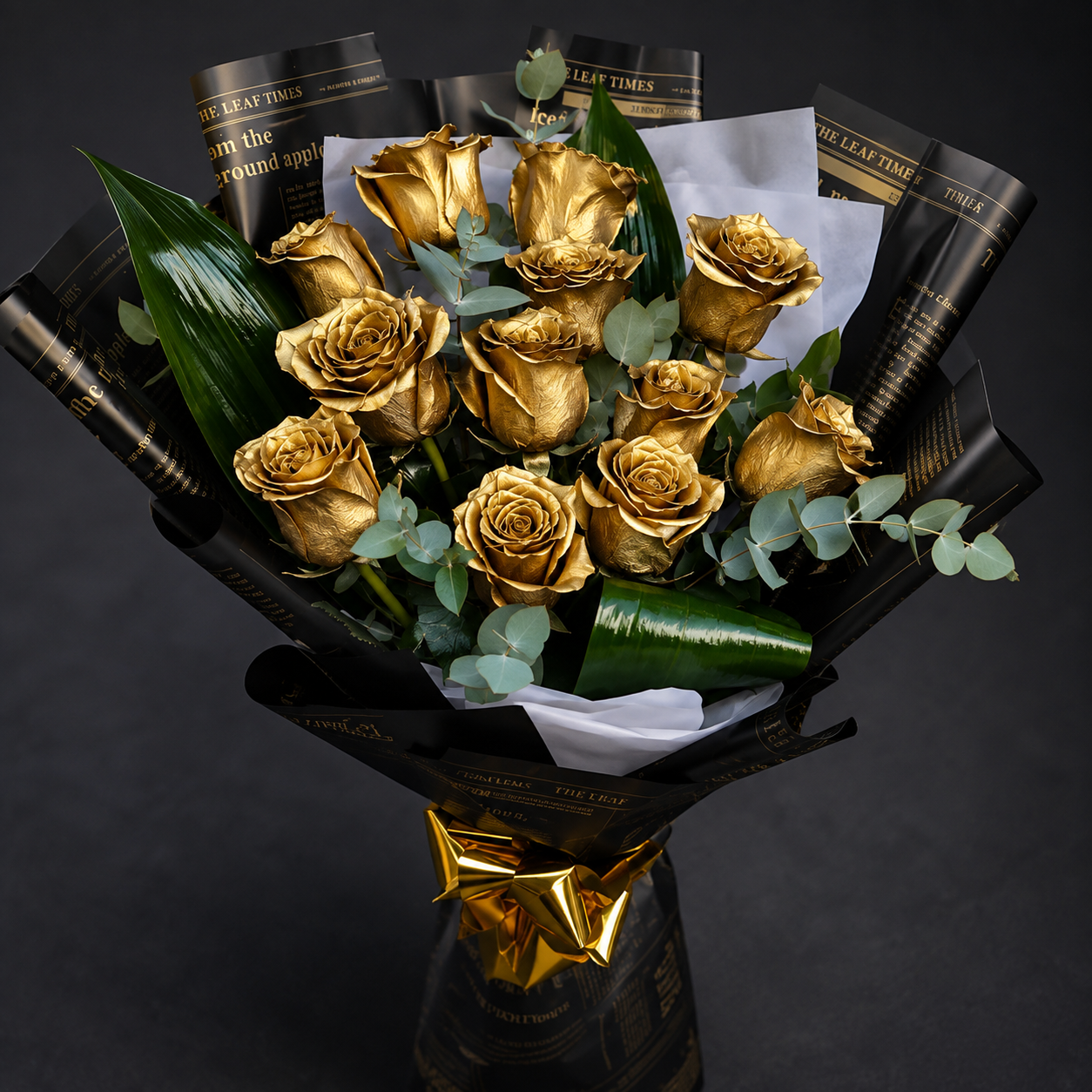 Ramo de Rosas Doradas