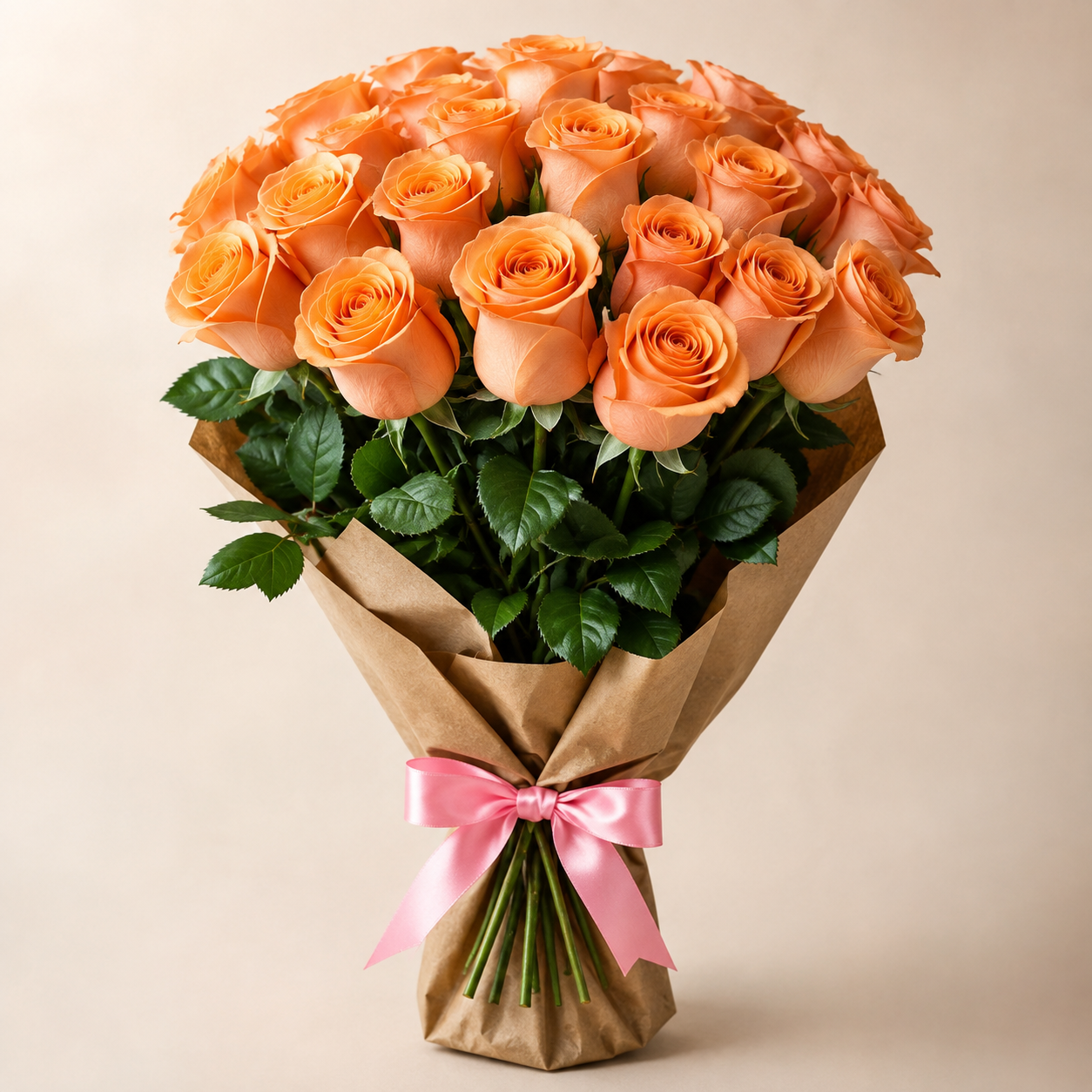 Ramo de Rosas Naranjas