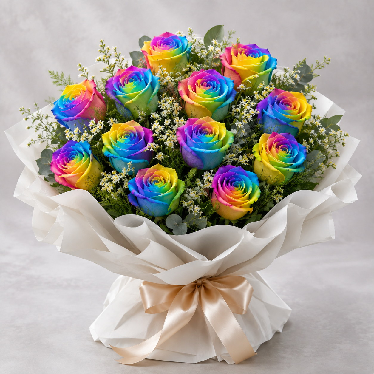 Ramo de Rosas Rainbow