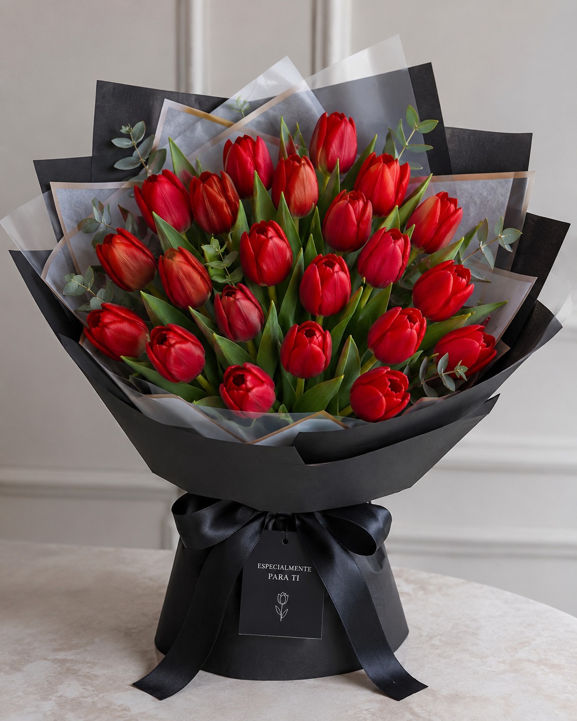 Ramo de 24 tulipanes