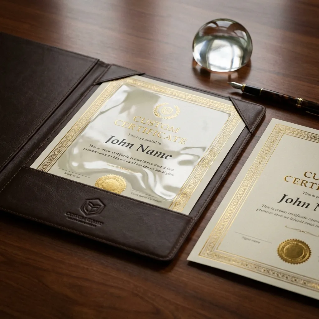 Custom Award Certificate