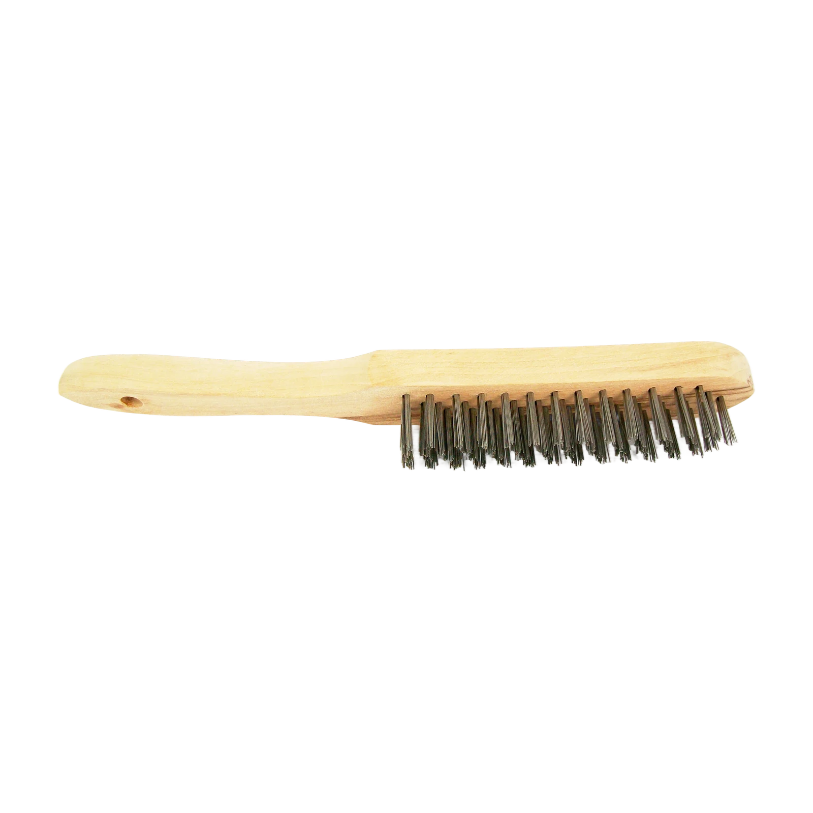 Wood Carbon Wire Brush 4 Row