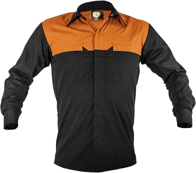 Long Sleeved Polycotton Pit Shirt - Image 4