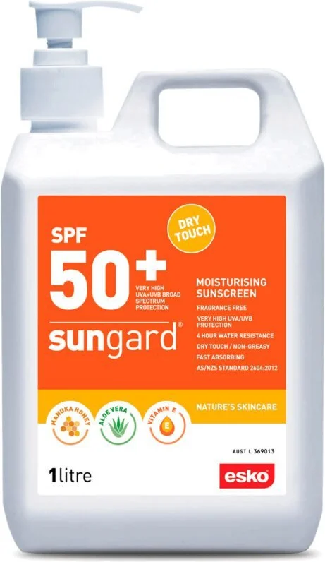 Esko SunGard SPF50+ Sunscreen, 1L Pump Bottle