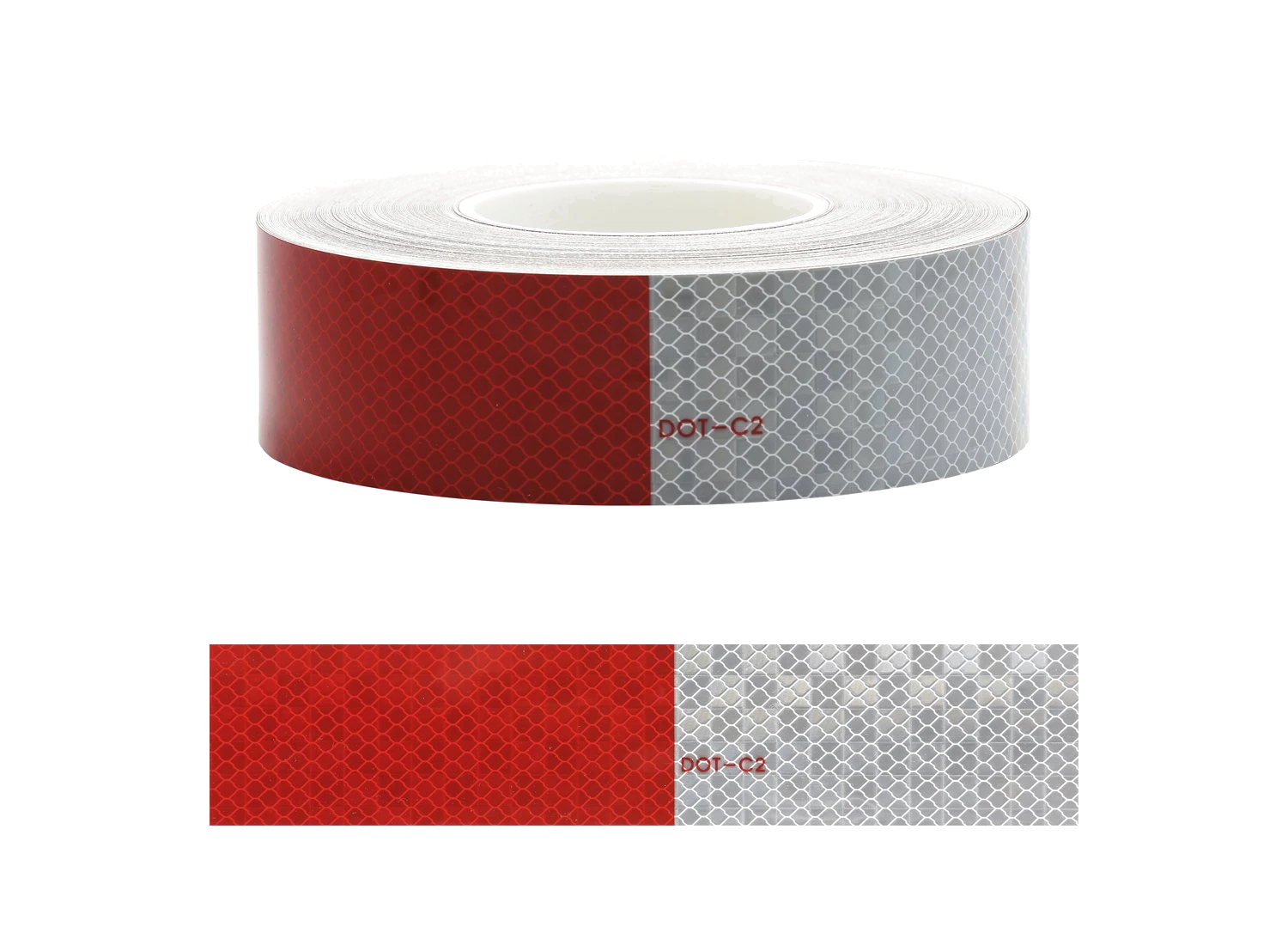 Esko Red/White Conspicuity Tape