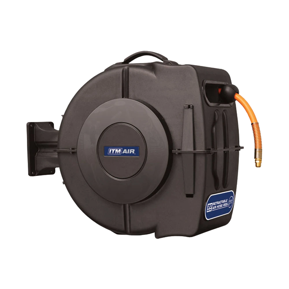 ITM Retractable Air Hose Reel w/10mmx20M Hybrid Polymer Hose