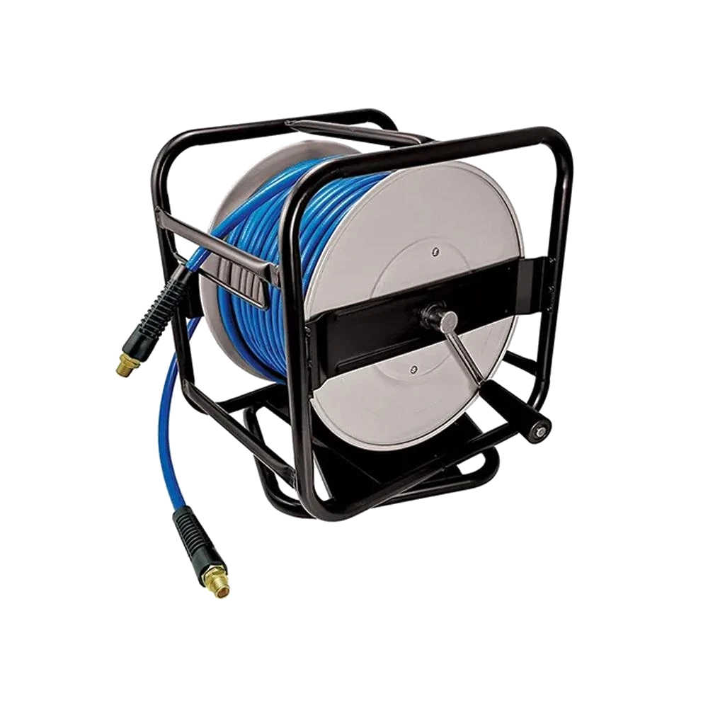ITM Manual Air Hose Reel  8mm x 40M PVC Air Hose w/ Fittings