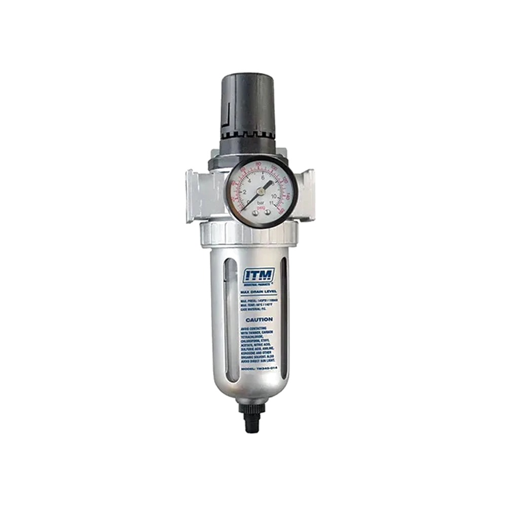 ITM 1/2in Filter Regulator - Heavy Duty Auto Drain