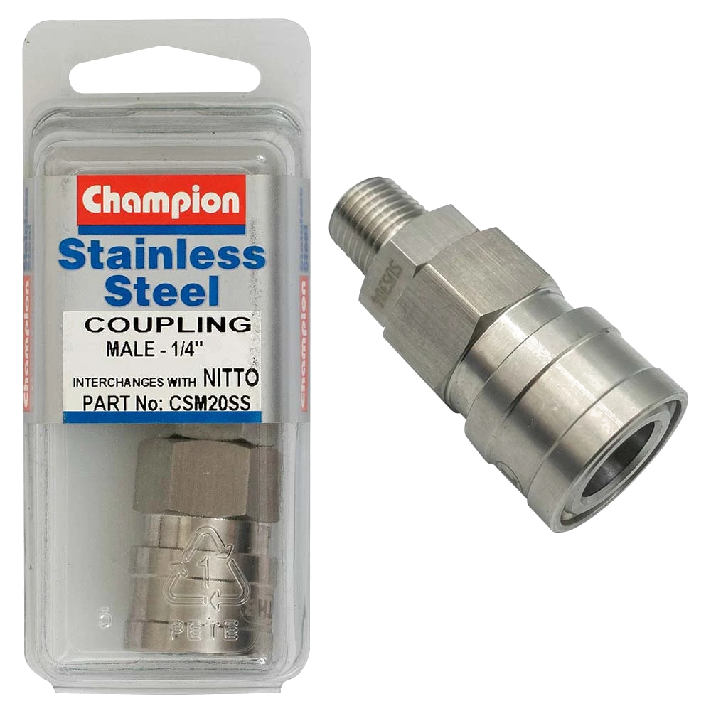 Champion 1/4in Male Coupling Nitto Interchange  -304/A2