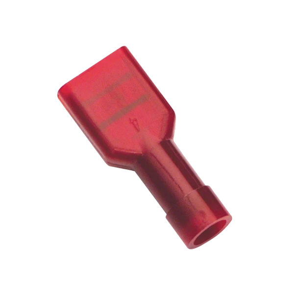 Champion Red Female insulated Push-On Spade Terminal - 100pk