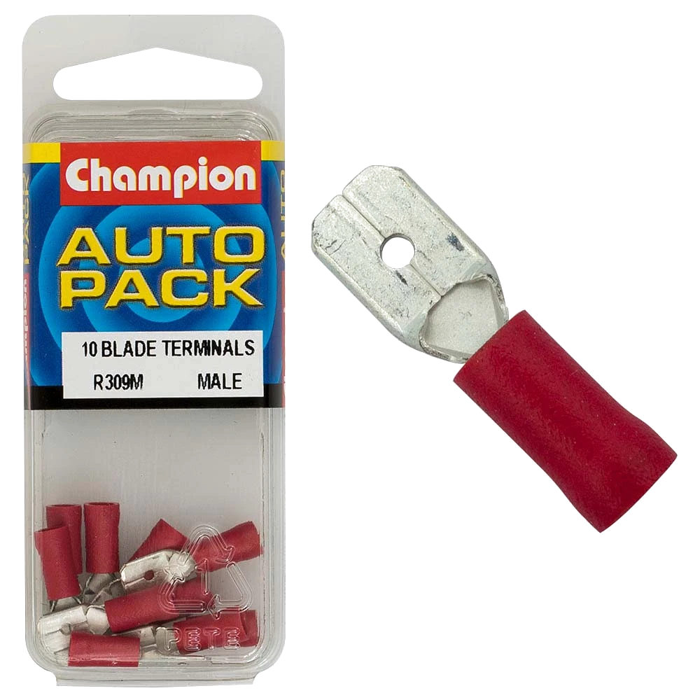 Champion Red Blade Terminal-Male
