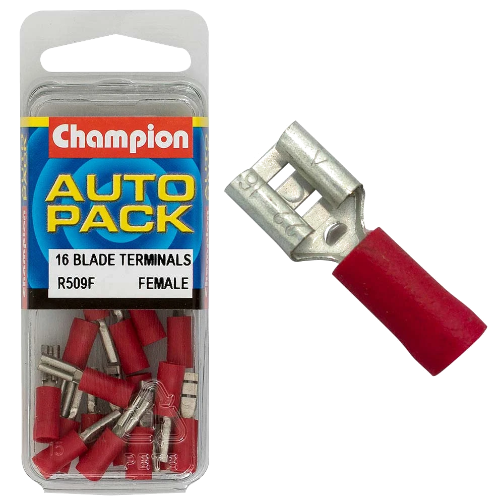 Champion Red Speaker Blade Terminal-Female
