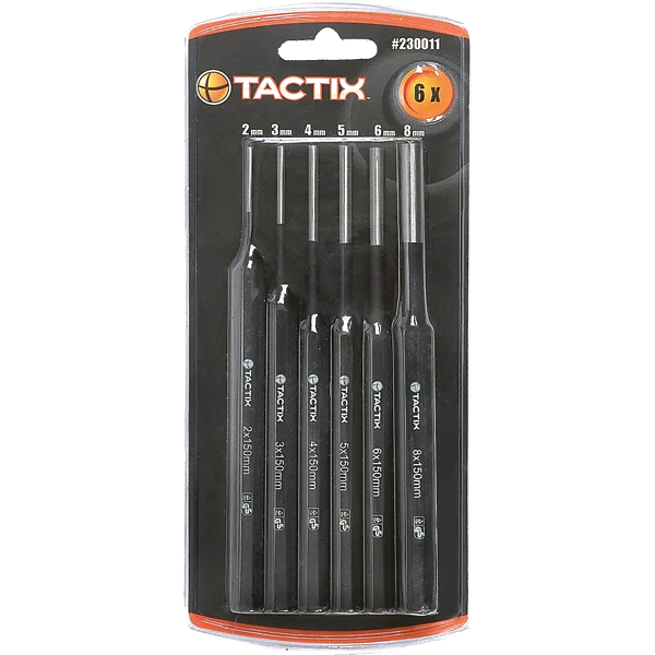 Tactix Punch Pin 6pc Set.