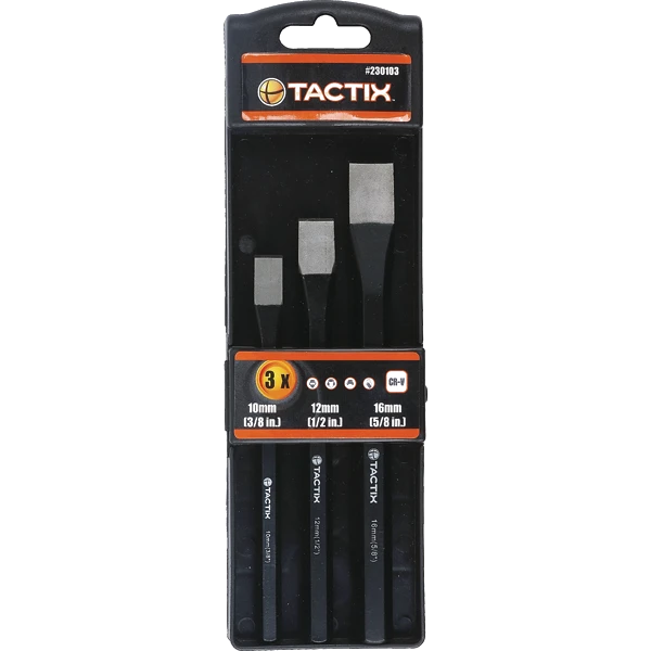 Tactix Cold Chisel 3pc Set