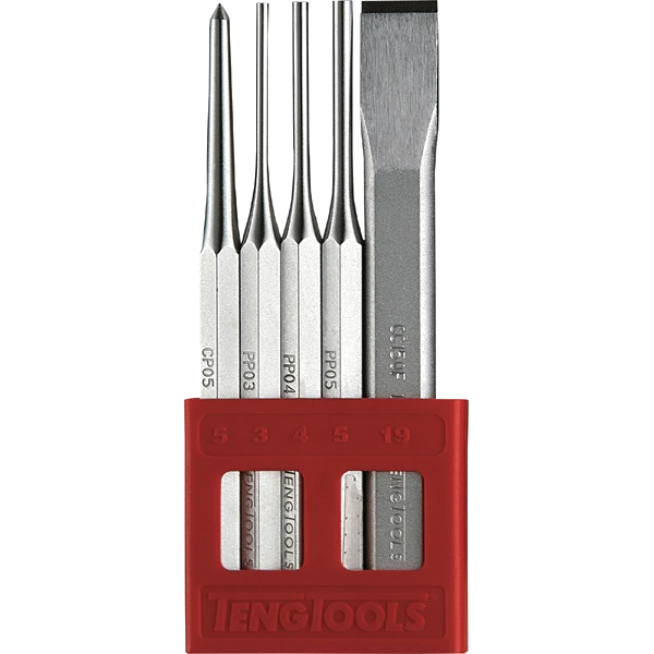 Teng 5pc Punch & Chisel Set