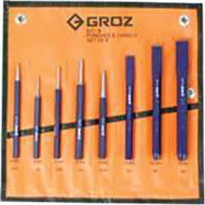 Groz 8pc Punch And Chisel Set