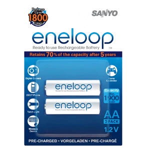 PanasonicEneloop1900Mah1.2V RechargeableAA(2pk)-BK-3MCCE/2BA