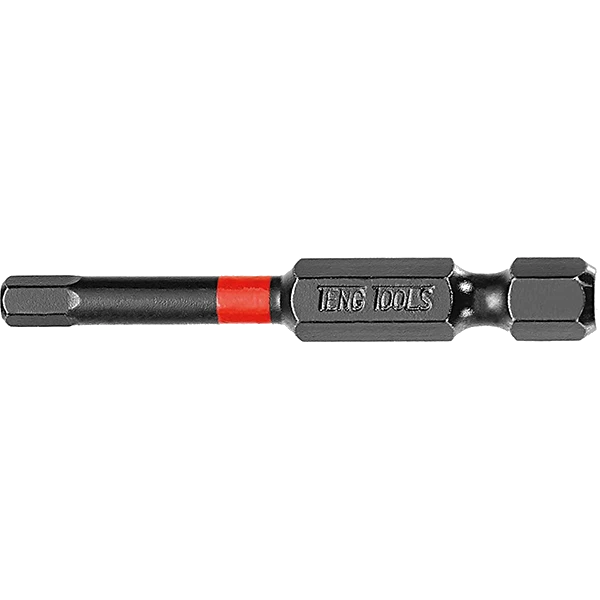 Teng 1pc 1/4in Hex 5mm Impact Screwdriver Bit 50mm