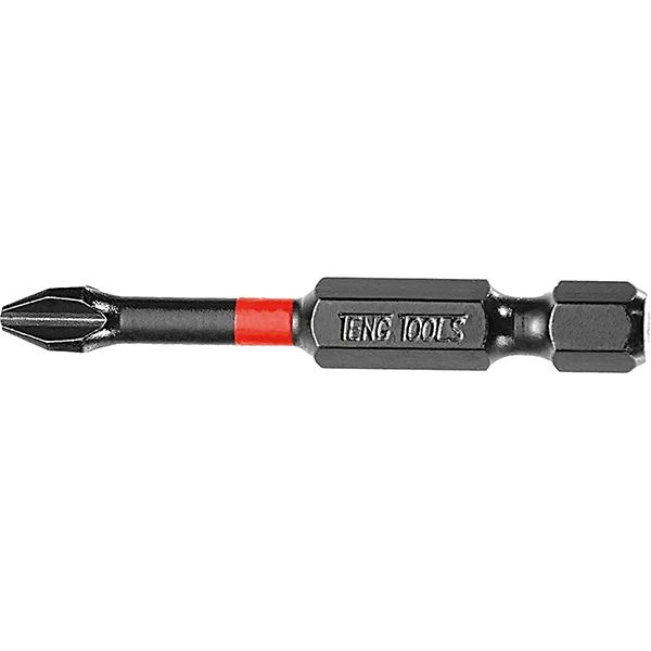 Teng 1pc 1/4in PH#3 Impact Screwdriver Bit 50mm