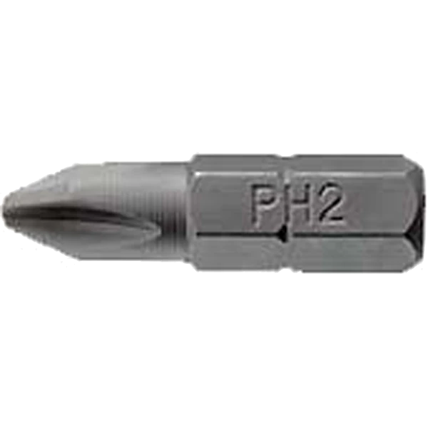 Teng 3Pc 1/4in Hex PH#1 Bit x 25mm (L)