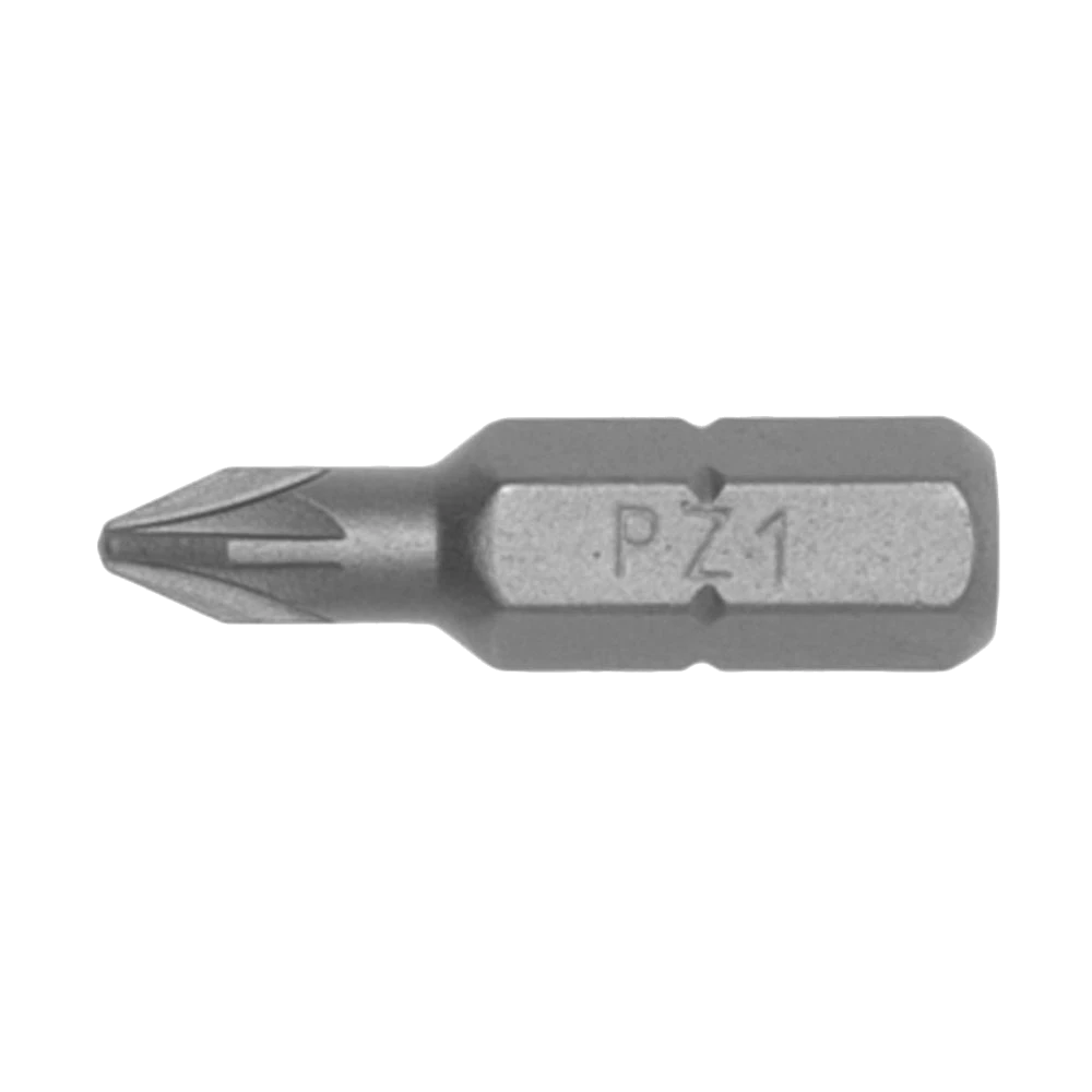 10pc 1/4in Hex PZ#1 Bit X 25mm (L)