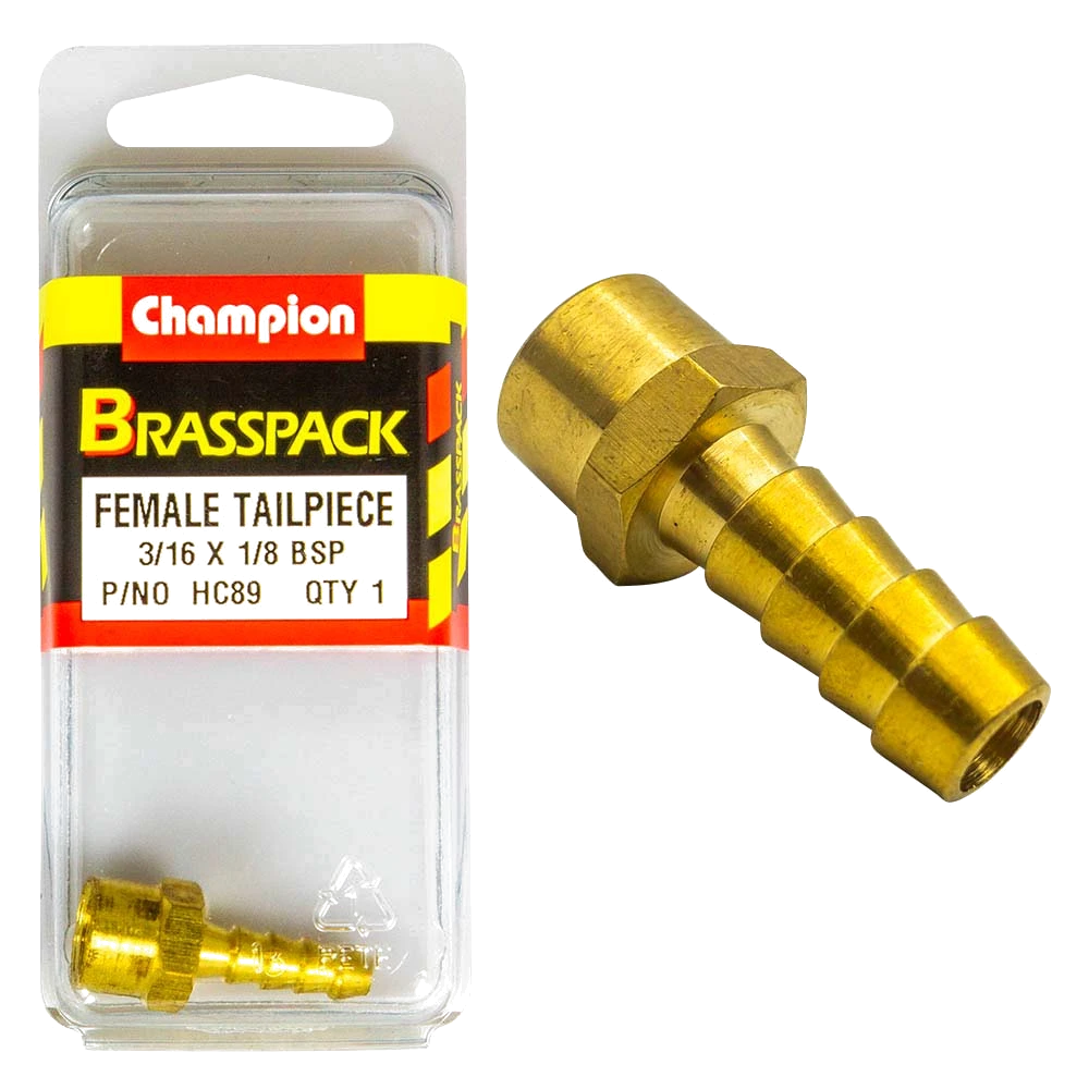 Champion Brass 3/16in x 1/8in Female Tailpiece