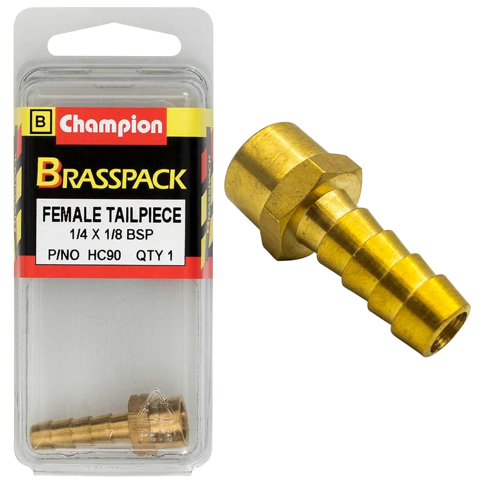 Champion Brass 1/4in x 1/8in Female Tailpiece