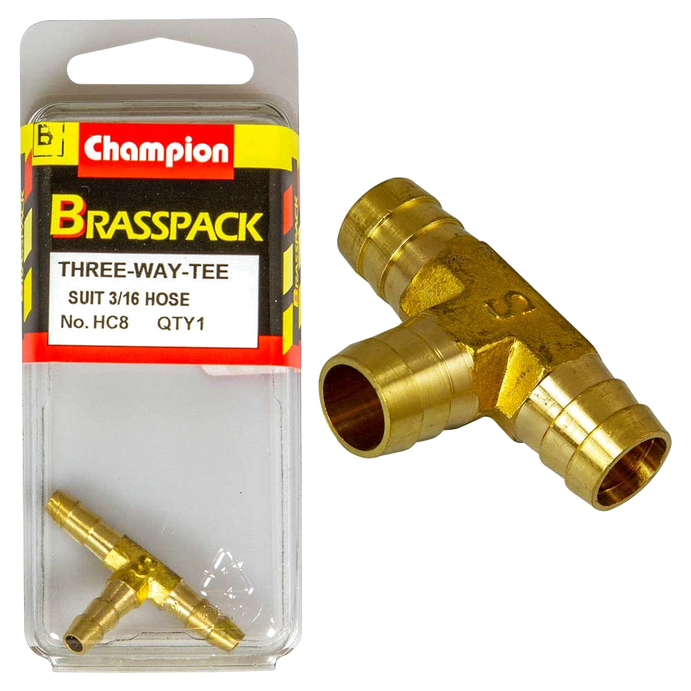 Champion Brass 3/16in  T  Joiner
