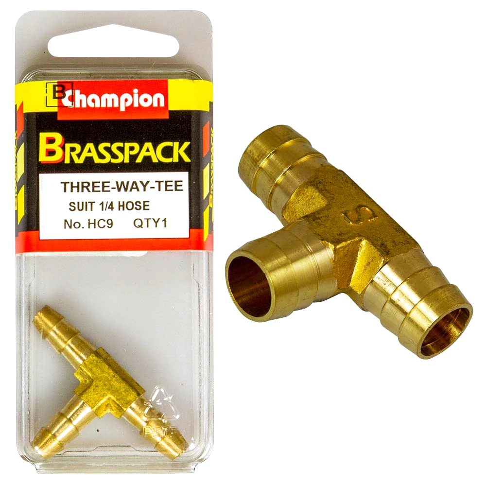 Champion Brass 1/4in  T  Joiner