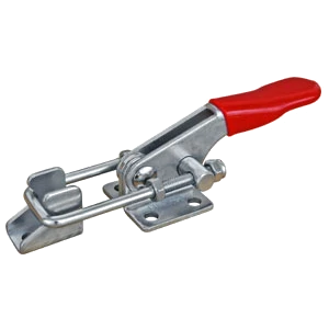 Toggle Clamp Latch Flanged Base Straight Handle 163kg Cap