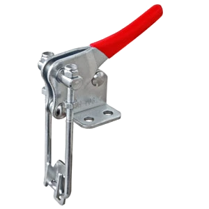 Toggle Clamp Latch Flanged Base Straight Handle 225kg Cap