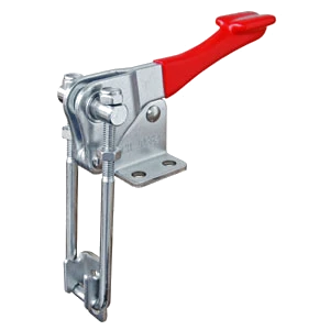 Toggle Clamp Latch Flanged Base Straight Handle 450kg Cap