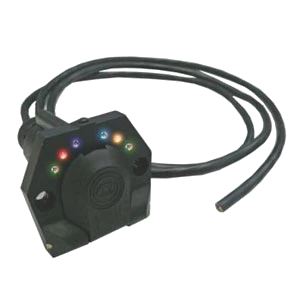 KT Pre Wired LED 7-Pin Round Trailer Socket -Small**