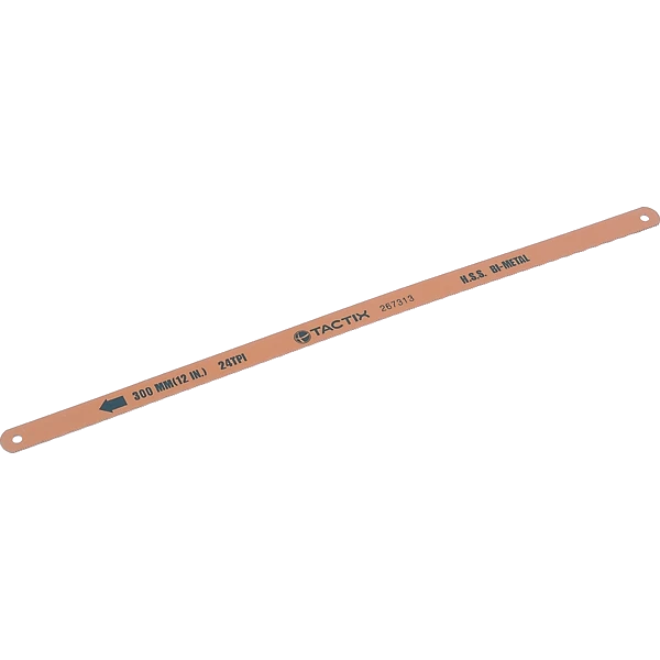 Tactix Hacksaw Blade 2pc 300mm/12in Bi-Metal 24T