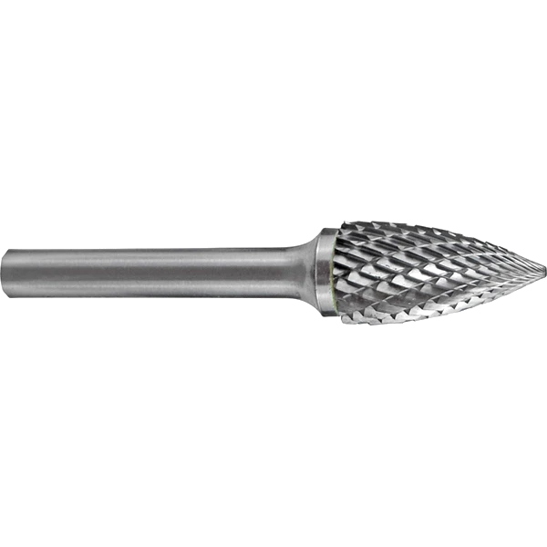 Holemaker Carbide Burr 1/2x1inx1/4in Tree Pointed End DC
