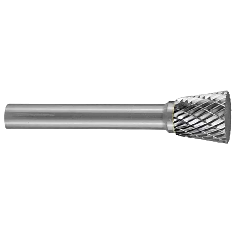 Holemaker Carbide Burr 3/4x5/8x1/4in Inverted Cone Shape DC