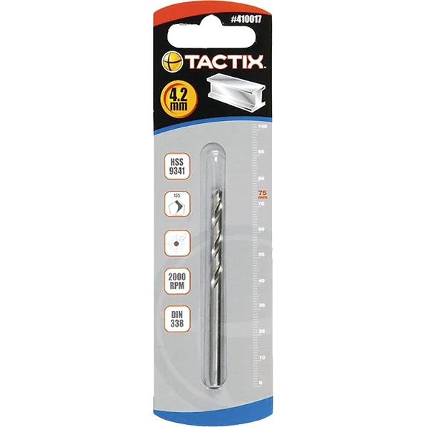 Tactix HSS Twist Drill 4.2mm**