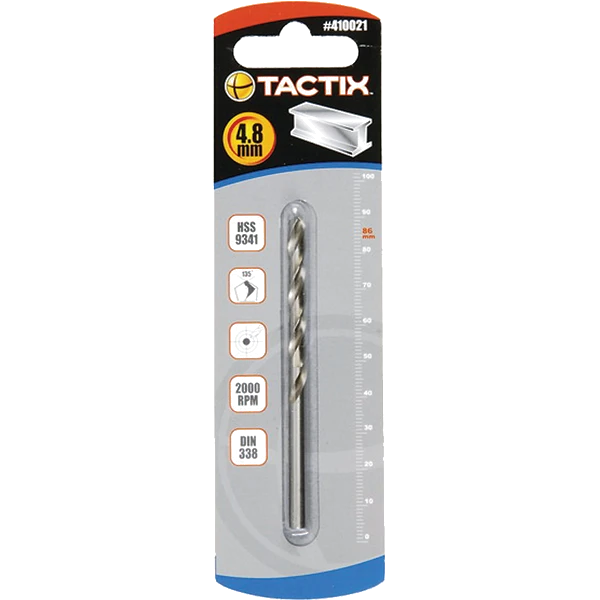 Tactix HSS Twist Drill 4.8mm**