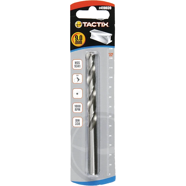 Tactix HSS Twist Drill 9mm**