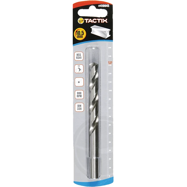 Tactix HSS Twist Drill 10.5mm**