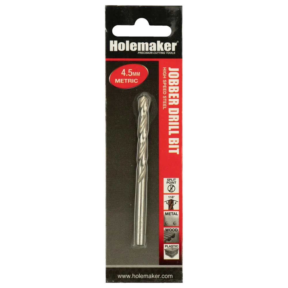 Holemaker Jobber Drill 4.5mm - 1pc (Carded)
