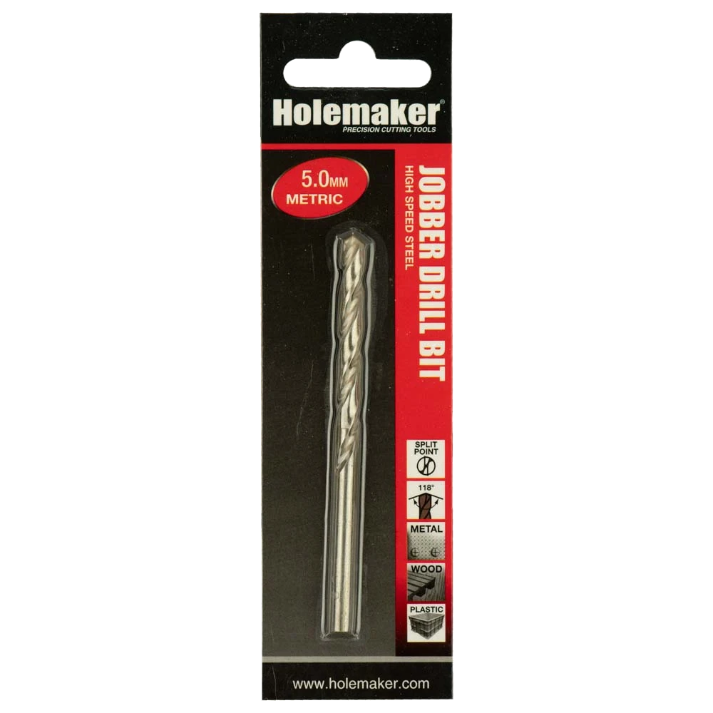 Holemaker Jobber Drill 5.0mm - 1pc (Carded)