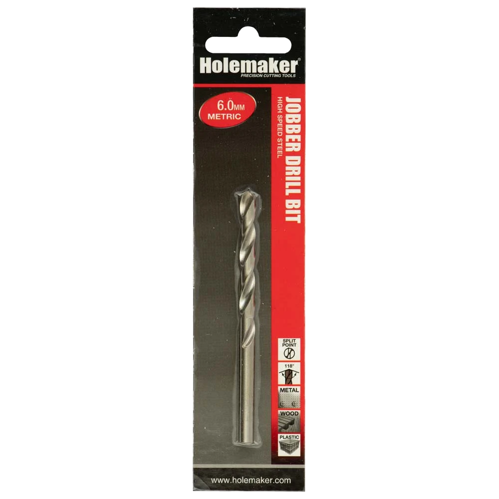 Holemaker Jobber Drill 6.0mm - 1pc (Carded)
