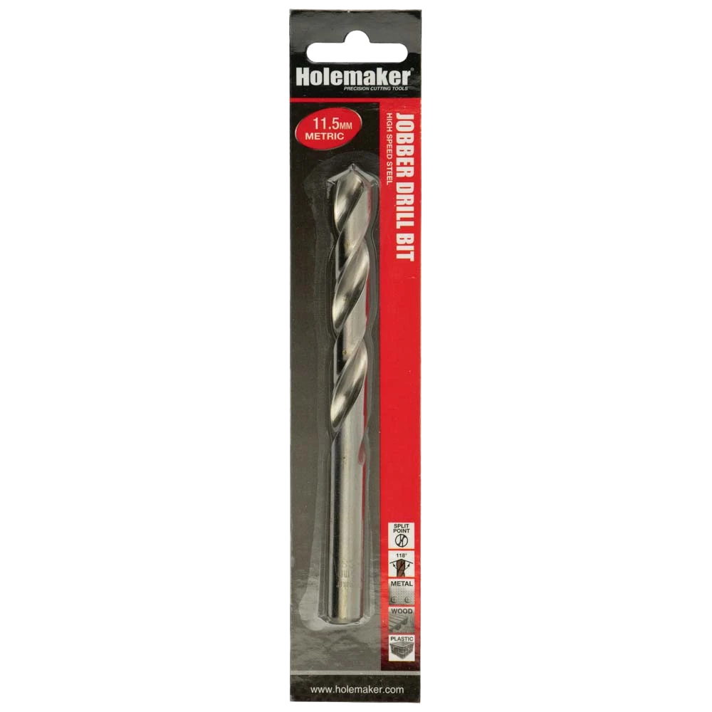 Holemaker Jobber Drill 11.5mm - 1pc (Carded)